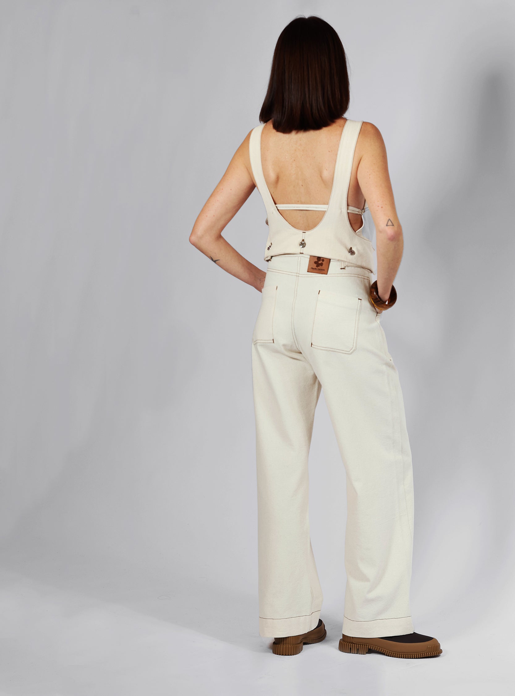 Kit salopette "La Folie" OFF-WHITE