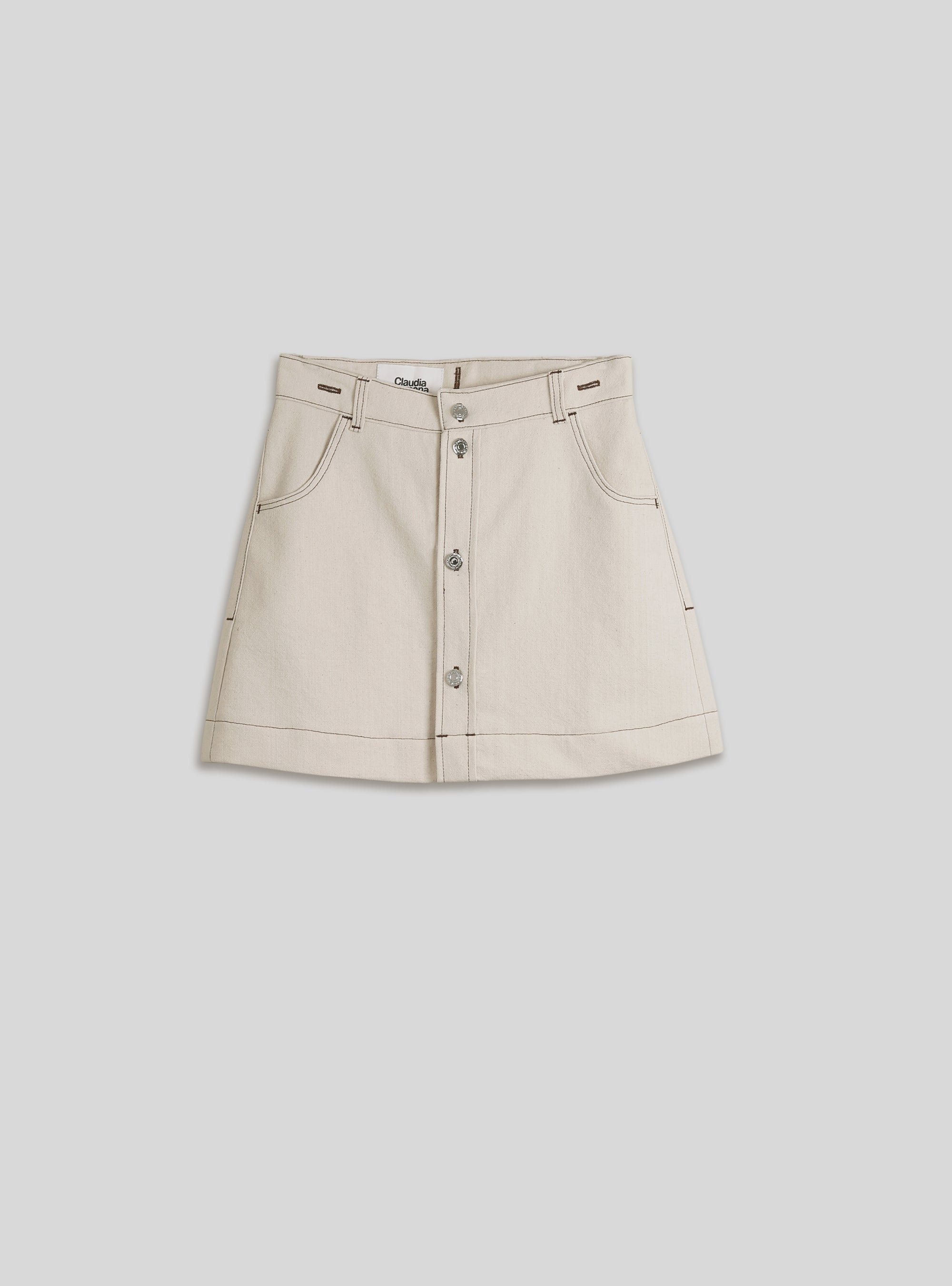 La jupe "Mimi" OFF-WHITE