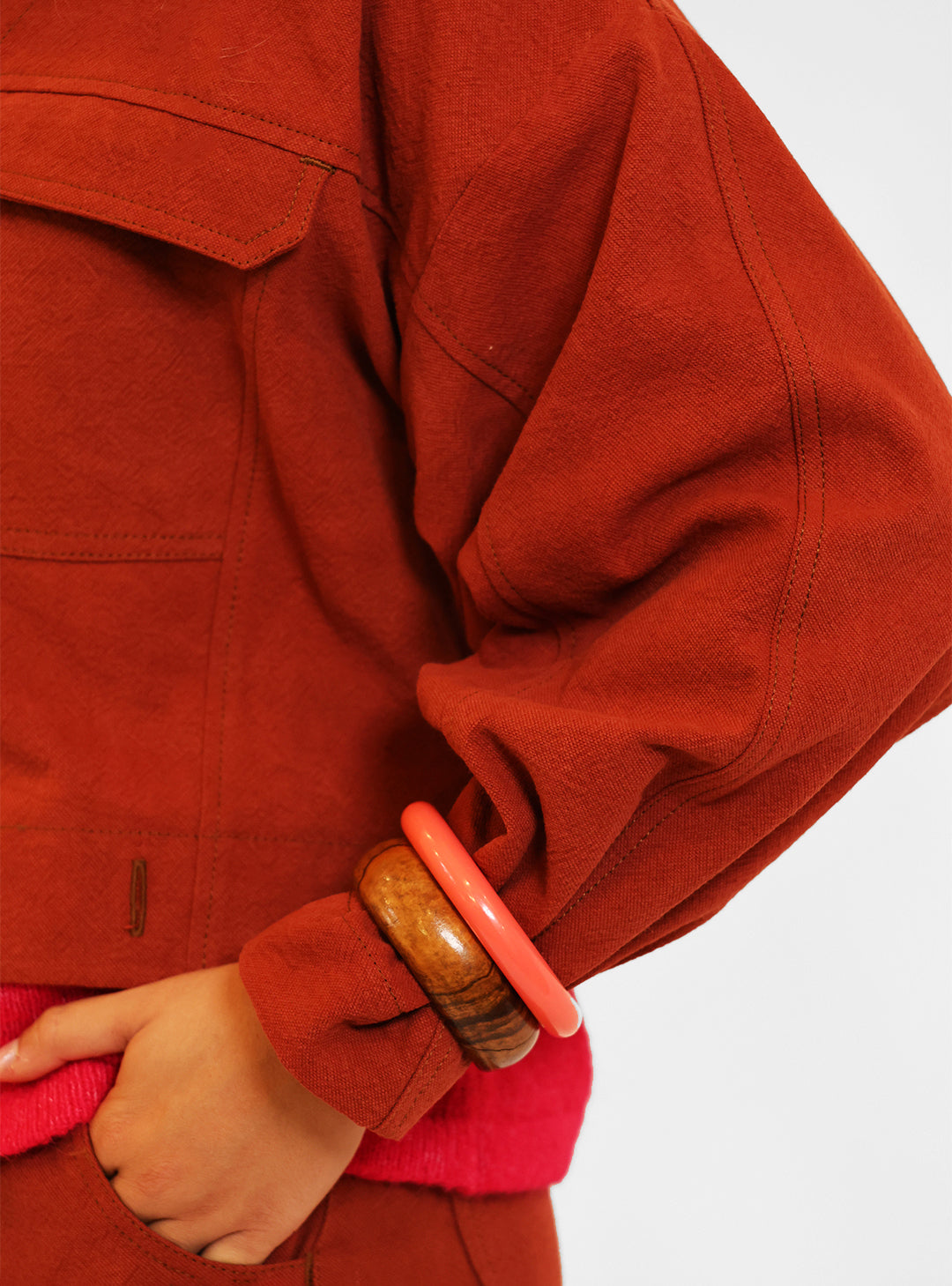 La veste "Paca" DARK RUBY