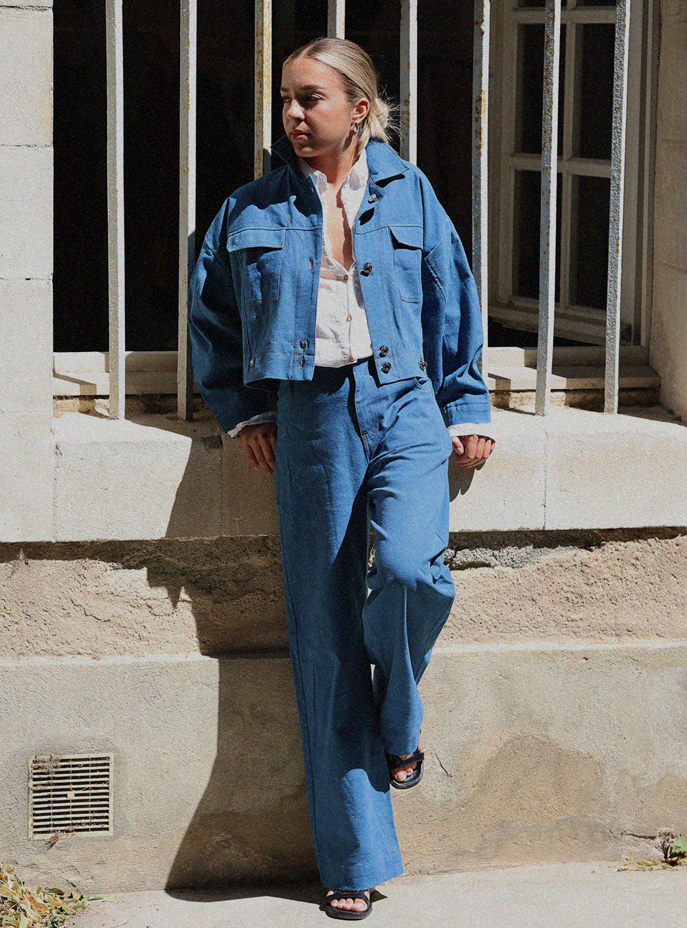 Kit combinaison "La Bosseuse" BLEU BALTIK