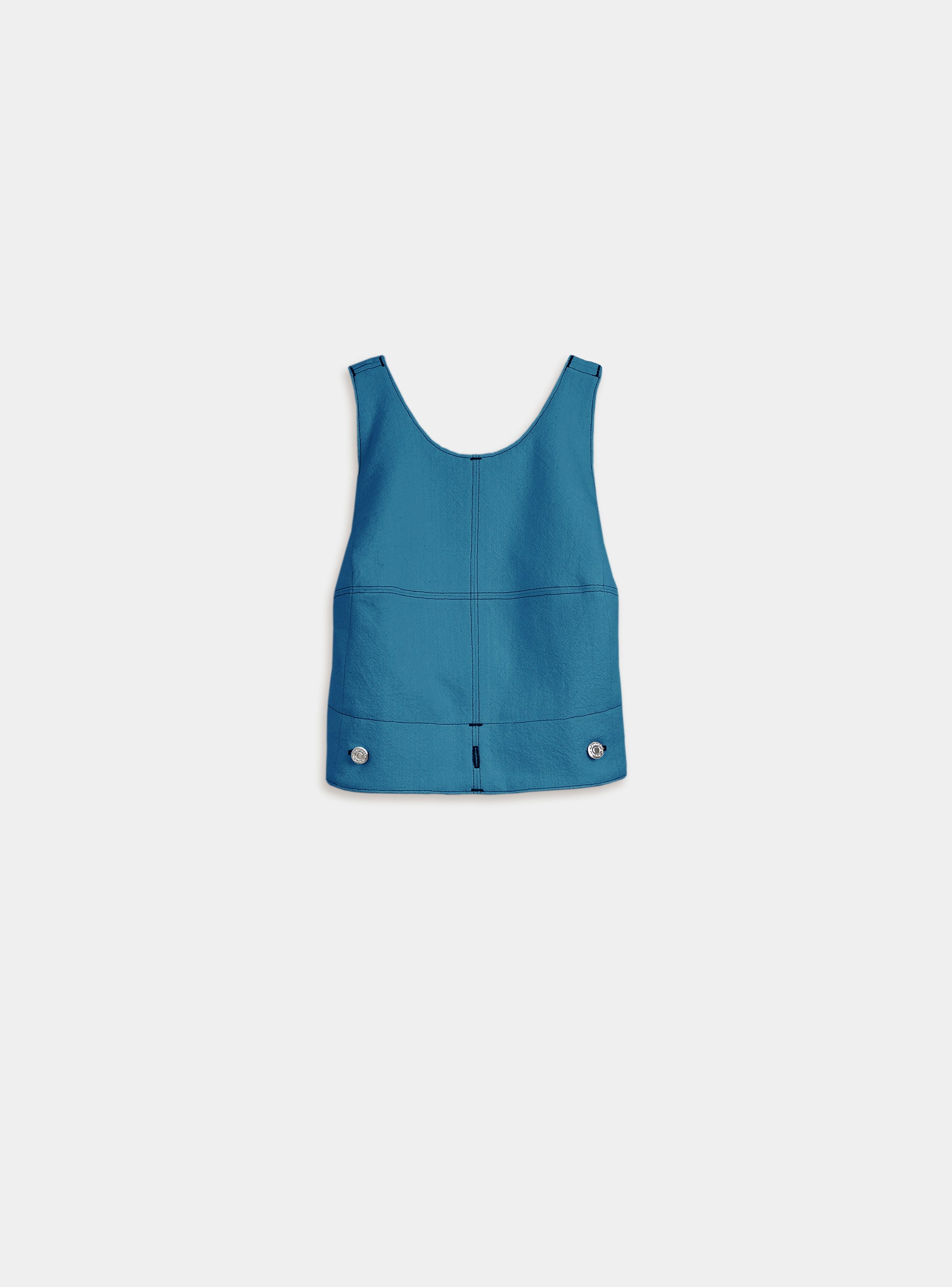 Le haut "Dos Nu" BLEU BALTIK