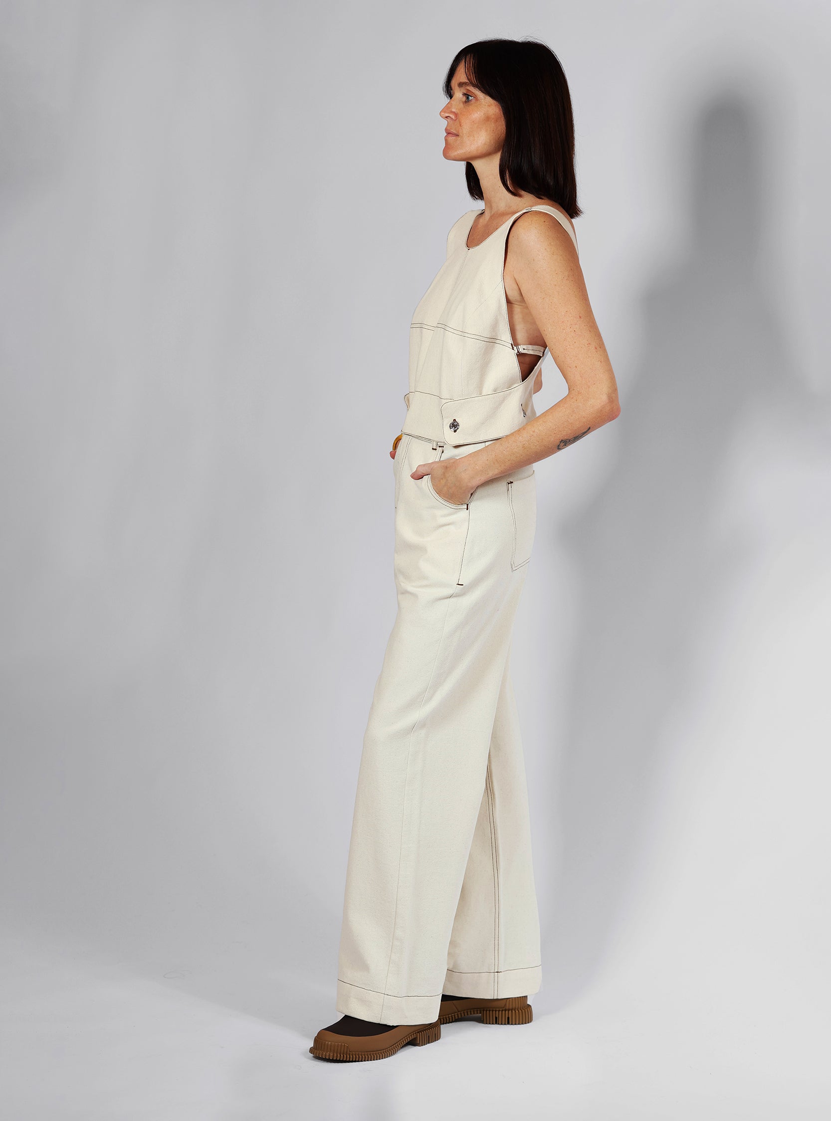 Kit salopette "La Folie" OFF-WHITE