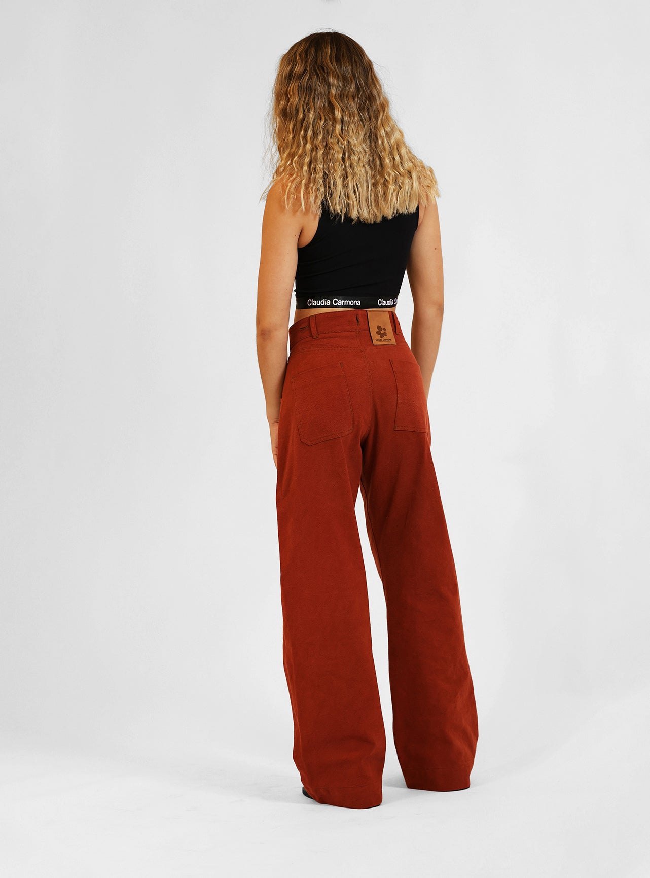 Le pantalon "Jean" DARK RUBY