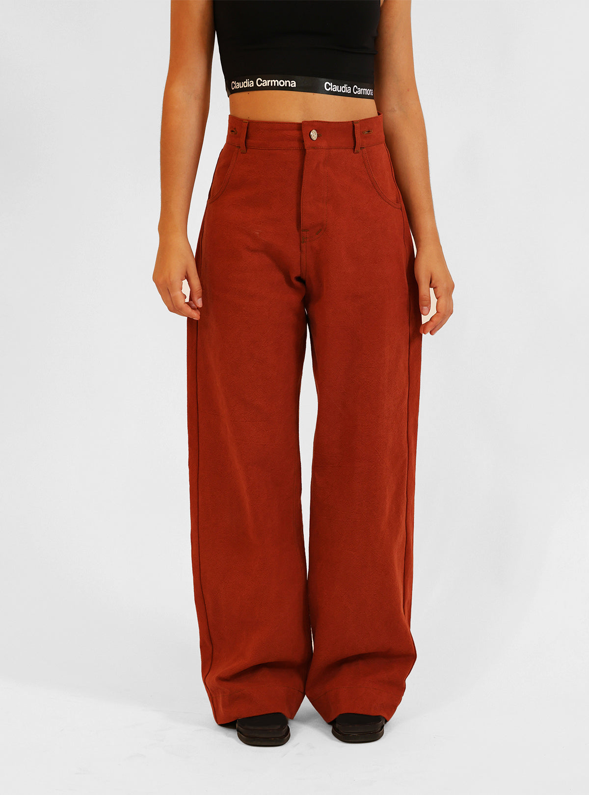 Le pantalon "Jean" DARK RUBY