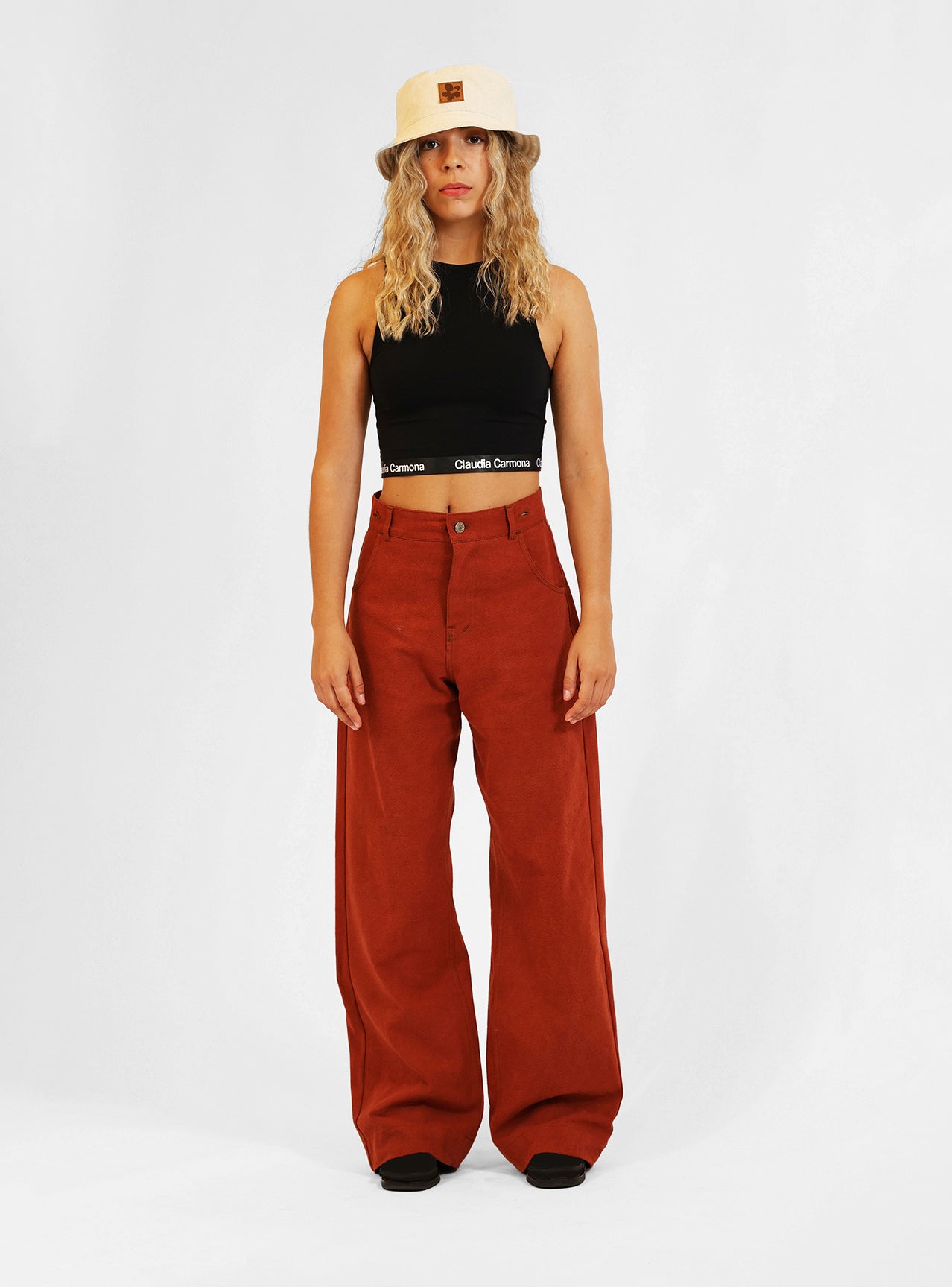 Le pantalon "Jean" DARK RUBY